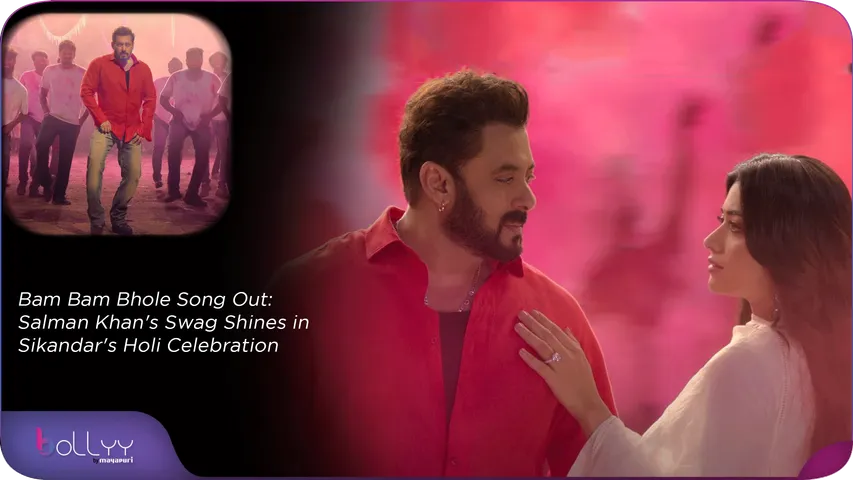 Sikandar's Bam Bam Bhole Song Out Salman Khan's Swag Shines in Sikandar's Holi Celebration