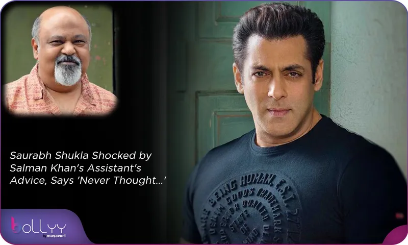 Saurabh Shukla Shocked by Salman Khan's Assistant's Advice, Says 'Never Thought…'