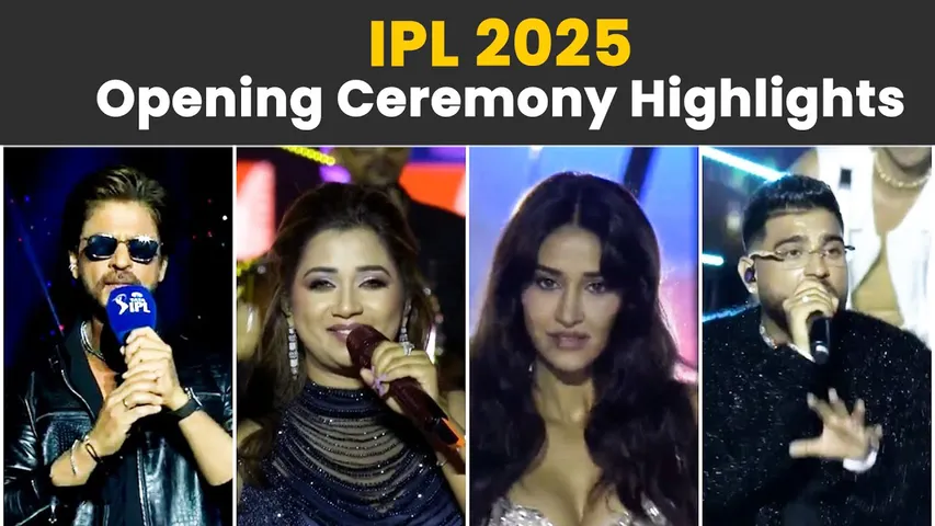 Shah Rukh, Shreya Ghoshal, and Disha Patani Set the Stage on Fire at IPL 2025 Opening Ceremony