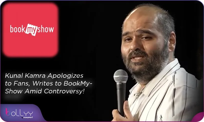 Kunal Kamra Apologizes to Fans, Writes to BookMyShow Amid Controversy!