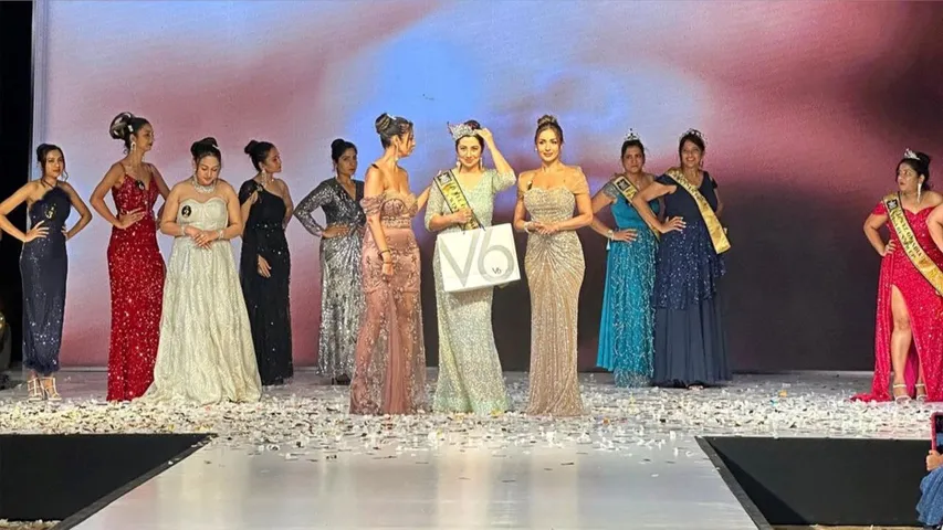 NariFirst Beauty Pageant Neelima Sharma Crowned by Malaika Arora in Goa Gala