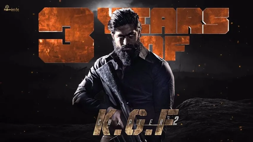 3 Years of KGF Chapter 2 A Milestone in Indian Cinema