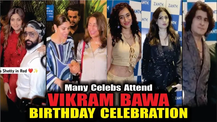 Vikram Bawa Birthday Bash Sonu Nigam, Shilpa Shetty, Raveena Tandon Dazzle