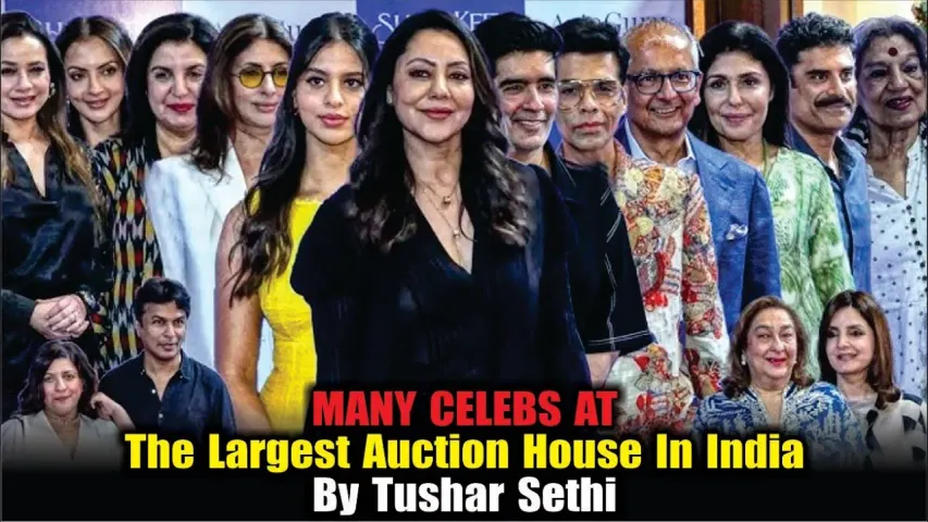 Tushar Sethi Auction Event Bollywood Stars Shine at Glamorous Mumbai Evening