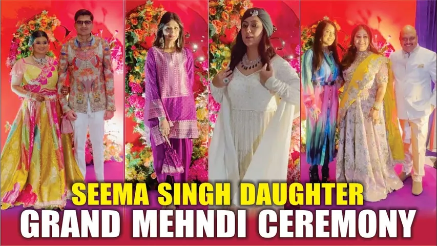 Meghna Singh’s Mehndi Ceremony Celebs Shine at Glamorous Mumbai Celebration on April 18