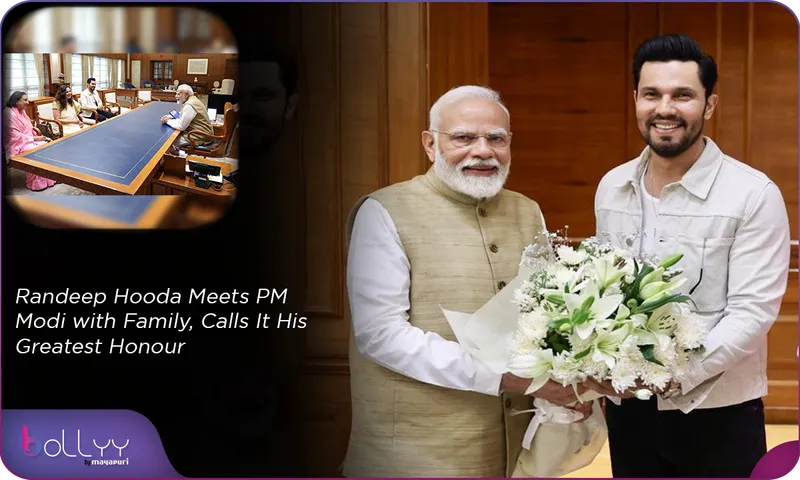 Randeep Hooda Meets PM Modi with Family, Calls It His Greatest Honour