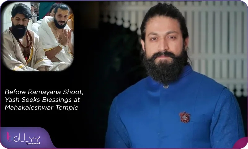 Before Ramayana Shoot, Yash Seeks Blessings at Mahakaleshwar Temple
