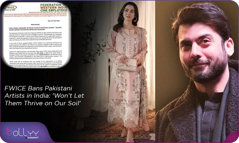 FWICE Bans Pakistani Artists in India 'Won’t Let Them Thrive on Our Soil'
