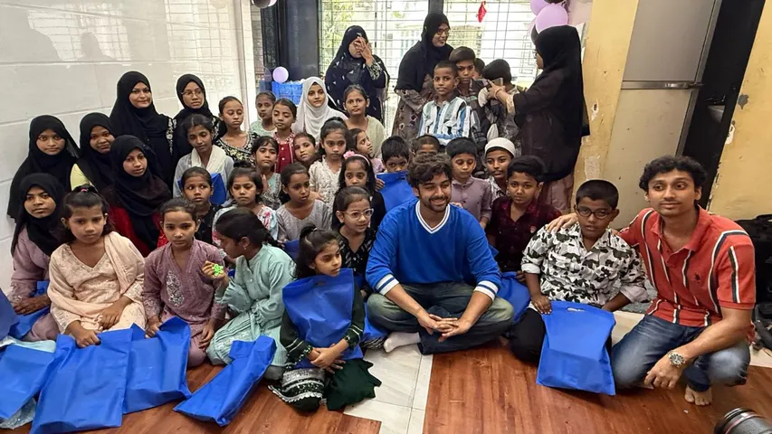 Samarth Jurel Birthday Celebration with NGO Kids Wins Hearts Beyond Laughter Chef