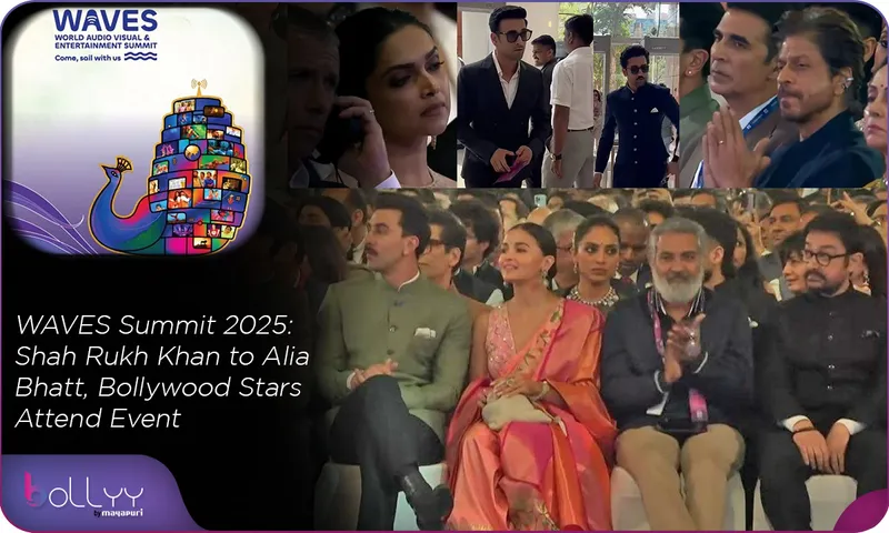WAVES Summit 2025 Shah Rukh Khan to Alia Bhatt, Bollywood Stars Attend Event