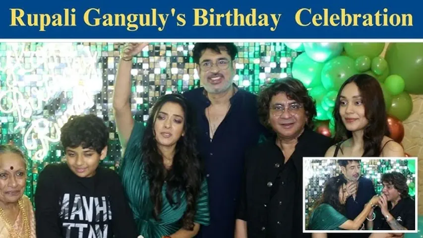 Rupali Ganguly of 'Anupamaa' Fame Celebrated Her Birthday with Grandeur; TV Celebrities Graced the Event