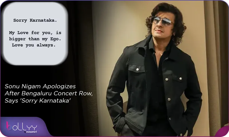 Sonu Nigam Apologizes After Bengaluru Concert Row, Says 'Sorry Karnataka'