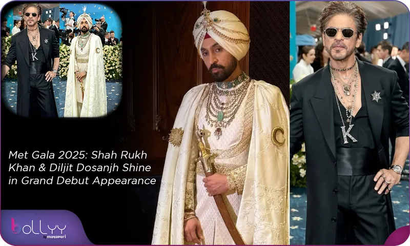 SRK in Met Gala 2025 Shah Rukh Khan & Diljit Dosanjh Shine in Grand Debut Appearance
