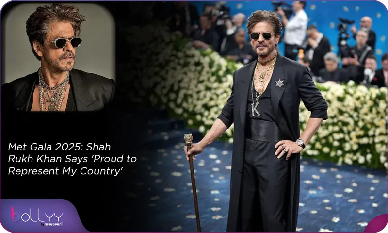 Met Gala 2025 Shah Rukh Khan Says 'Proud to Represent My Country'
