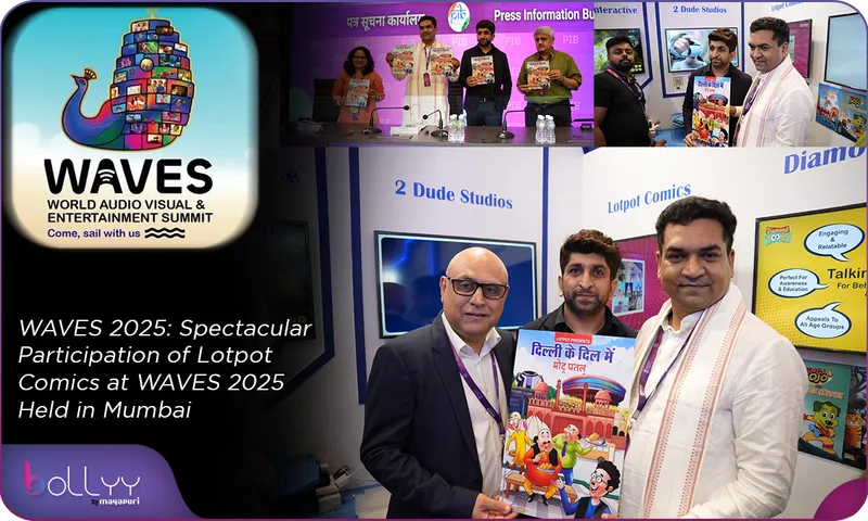WAVES 2025 Spectacular Participation of Lotpot Comics at WAVES 2025 Held in Mumbai
