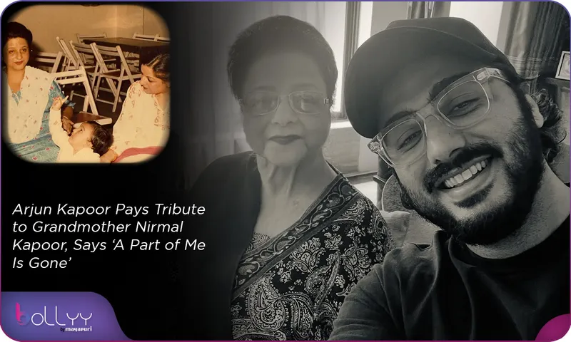 Arjun Kapoor Pays Tribute to Grandmother Nirmal Kapoor, Says ‘A Part of Me Is Gone’
