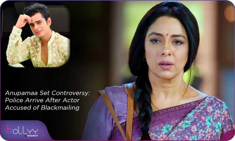 Anupamaa Set Controversy Police Arrive After Actor Accused of Blackmailing