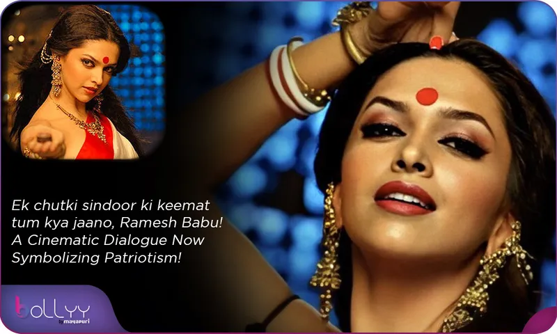 Ek chutki sindoor ki keemat tum kya jaano, Ramesh Babu! A Cinematic Dialogue Now Symbolizing Patriotism!