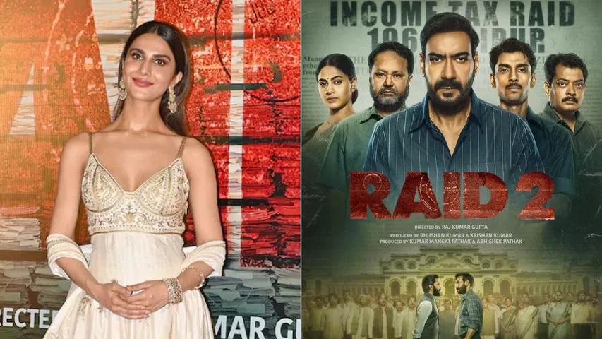 “Grateful that Raid 2 has crossed the 100-crore mark!” says Vaani Kapoor