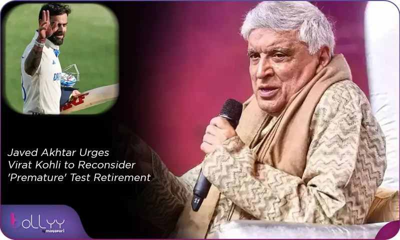 Javed Akhtar Urges Virat Kohli to Reconsider 'Premature' Test Retirement