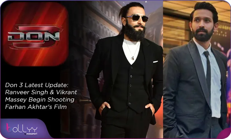 Don 3 Latest Update Ranveer Singh & Vikrant Massey Begin Shooting Farhan Akhtar's Film