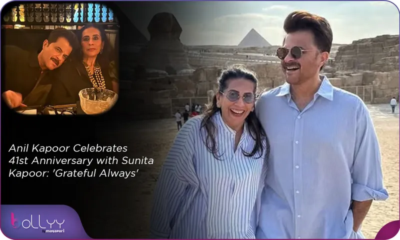 Anil Kapoor Celebrates 41st Anniversary with Sunita Kapoor 'Grateful Always'