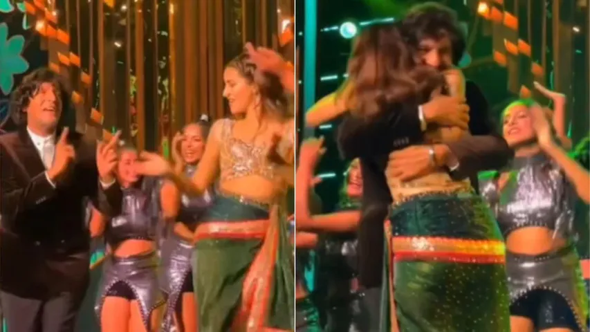 Chunky Panday after beti Ananya Pandey hugged him