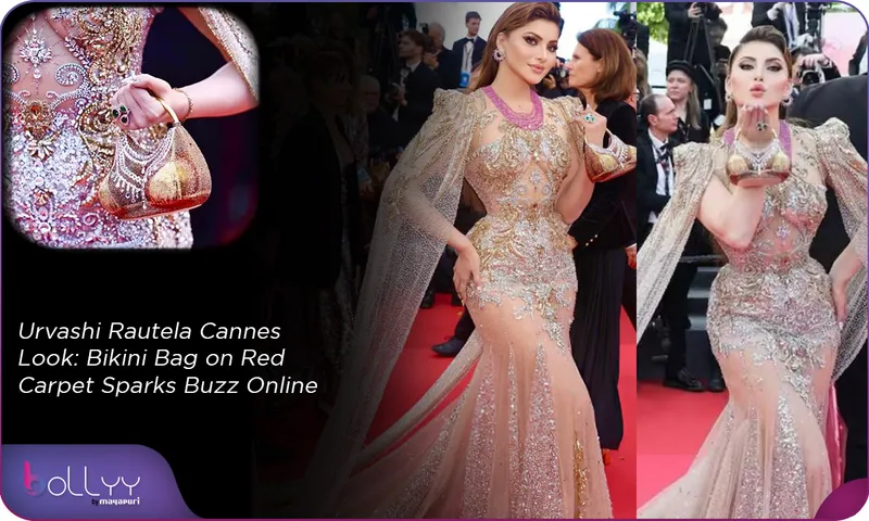 Urvashi Rautela Cannes Look Bikini Bag on Red Carpet Sparks Buzz Online