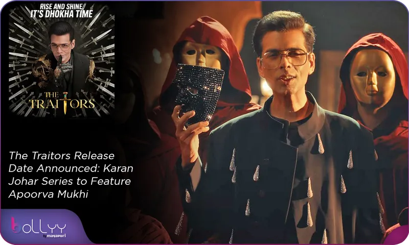 'The Traitors' Release Date Announced Karan Johar Series to Feature Apoorva Mukhi