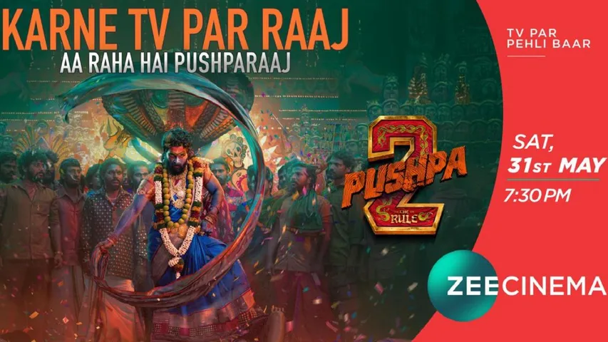 Pushpa 2 World TV Premiere on Zee Cinema Confirmed with Direct Call from Pushpa!