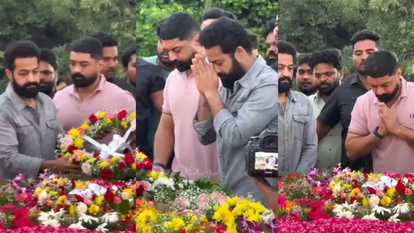 Jr NTR Pays Tribute to Nandamuri Taraka Rama Rao