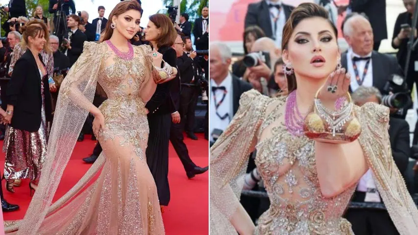 Urvashi Rautela Stuns in Elysian Glow Gown, Steals Spotlight Yet Again
