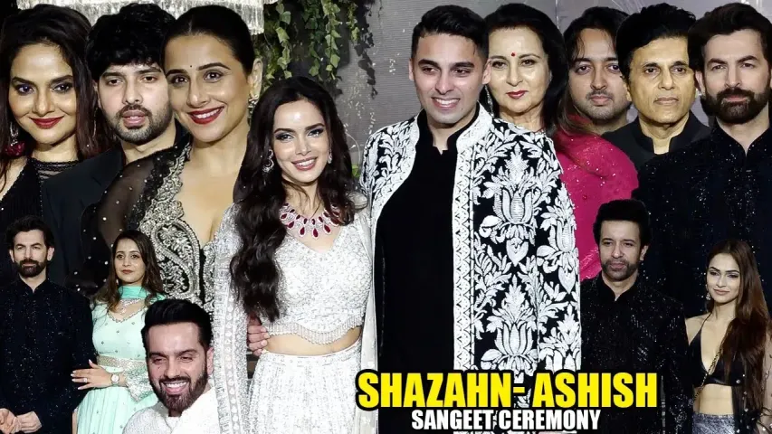 Vidya Balan, Jackie Shroff, Neil Nitin Mukesh Attend Shazahn Padamsee & Ashish Kanakia’s Sangeet