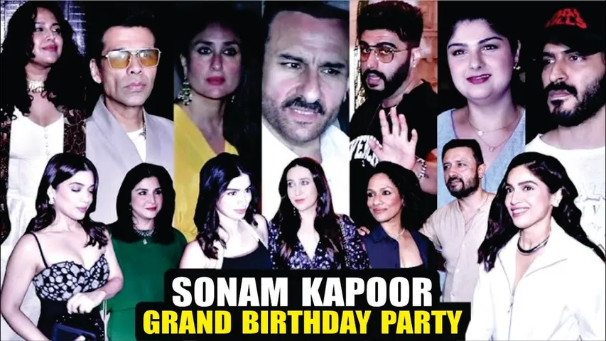 Kareena Attends Sonam Kapoor's Birthday Bash with Saif, Janhvi-Bhumi's Glamorous Looks Steal the Spotlight