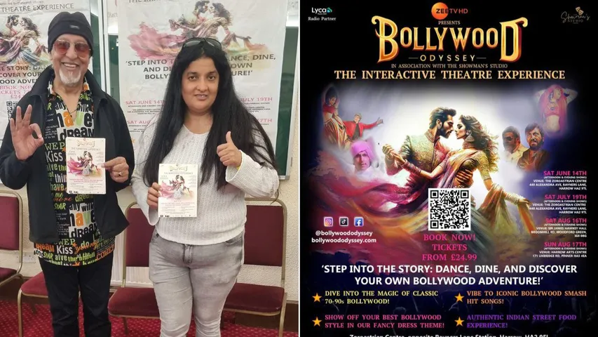 Bali Brahmbhatt Creates GABBAR MIX (Sholey)  at Bollywood Odyssey in London