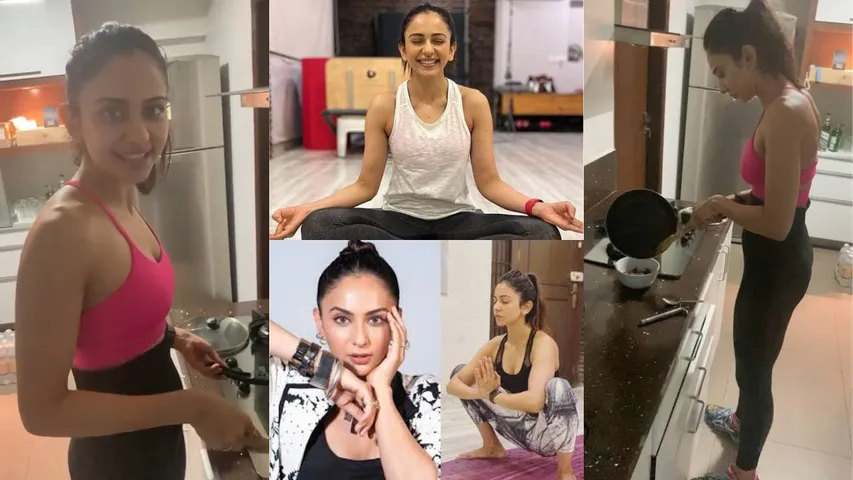 Rakul Preet Singh's awesome WhatsApp cooking and on-spot yoga ideas