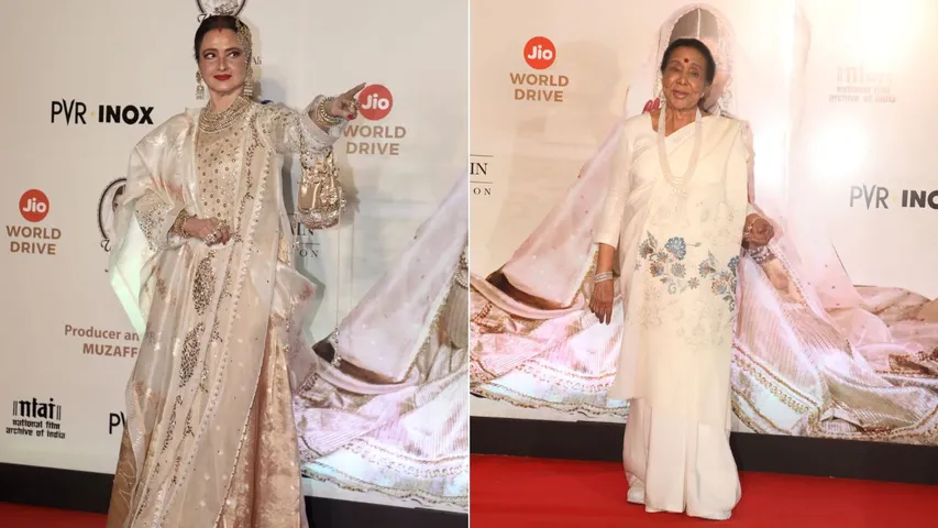 Umrao Jaan Premieres Again Rekha, Asha Bhosle & Stars Shine at Grand Mumbai Tribute