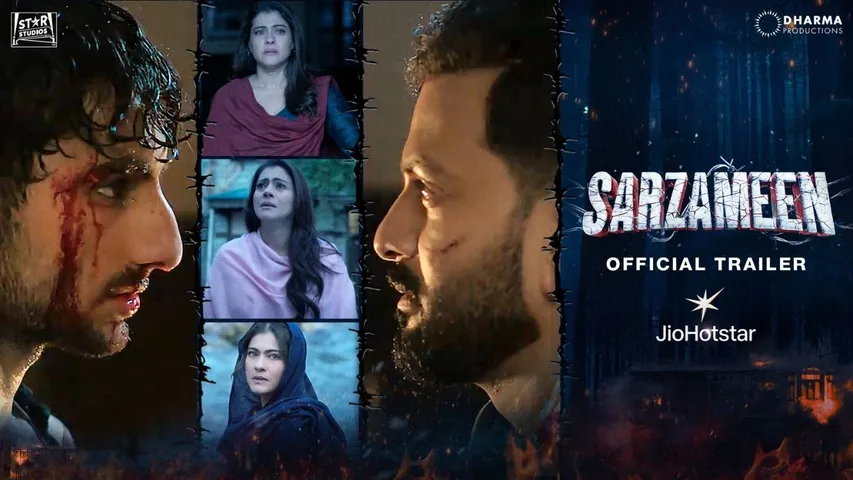 Sarzameen Trailer Kajol, Ibrahim & Prithviraj Unite for Patriotic Family Drama