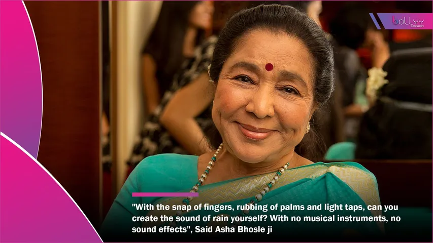 Asha Bhosle on Sound of Rain “Create Music Without Instruments or Effects”