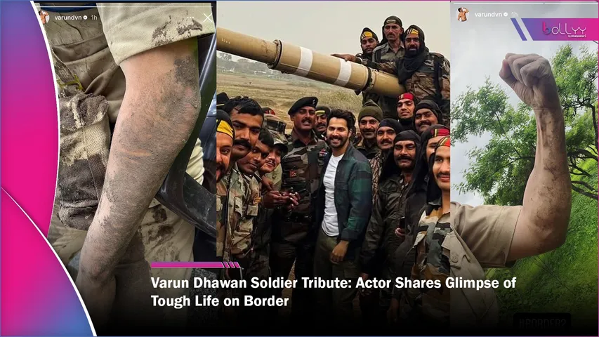 Varun Dhawan Soldier Tribute Actor Shares Glimpse of Tough Life on Border