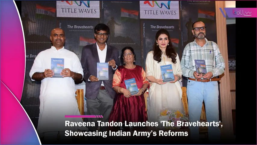 Raveena Tandon Launches 'The Bravehearts', Showcasing Indian Army’s Reforms