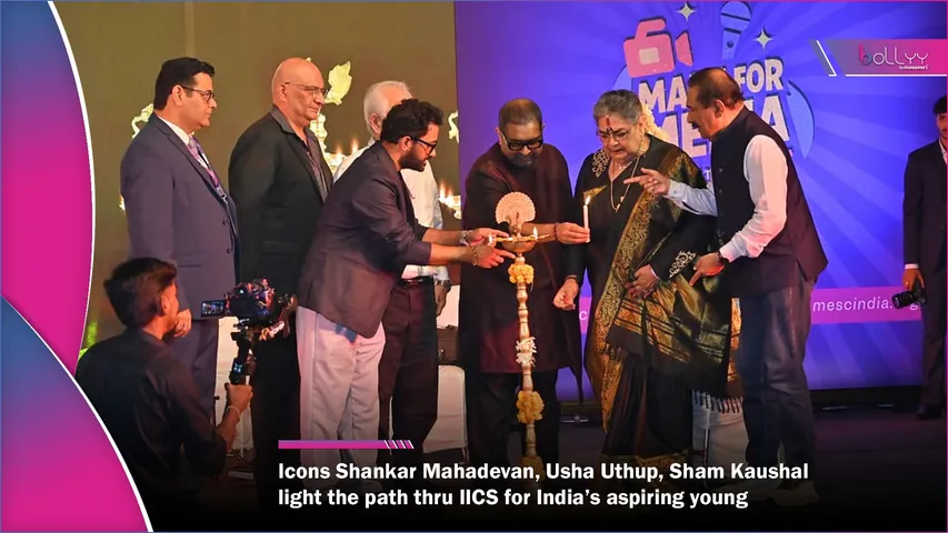 Icons Shankar Mahadevan, Usha Uthup, Sham Kaushal light the path thru IICS for India’s aspiring young creators