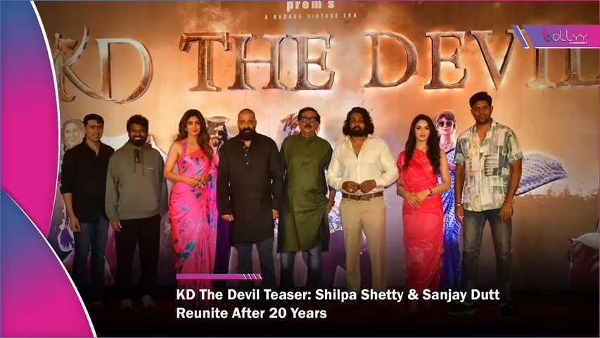 KD The Devil Teaser Shilpa Shetty & Sanjay Dutt Reunite After 20 Years