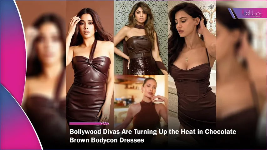 Bollywood Divas Are Turning Up the Heat in Chocolate Brown Bodycon Dresses