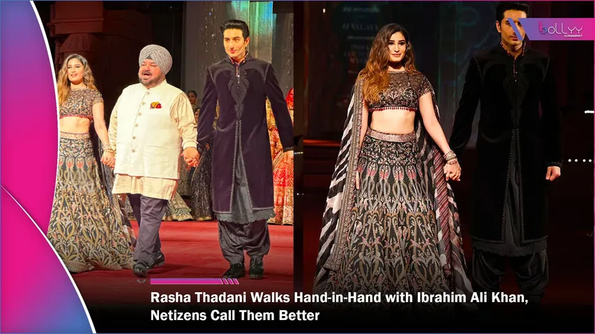Rasha Thadani Walks Hand-in-Hand with Ibrahim Ali Khan