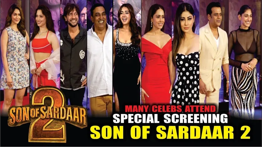 Celebrities Grace the Screening of ‘Son of Sardaar 2’