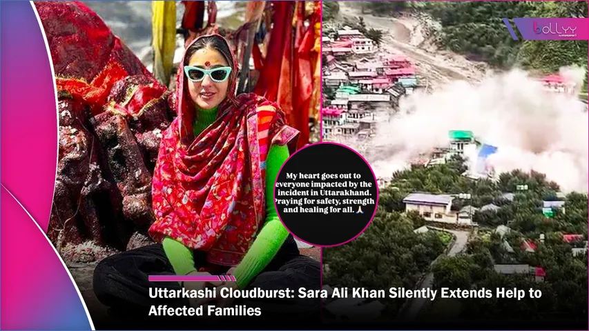 Uttarkashi Cloudburst Sara Ali Khan Silently Extends Help to Affected Families