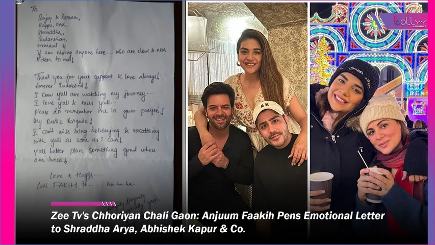 Anjuum Faakih Pens Emotional Letter