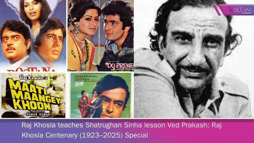 Summer Multiplication x 5 Raj Khosla teaches Shatrughan Sinha lesson Ved Prakash: Raj Khosla Centenary 1923–2025 SpecialPresentation - 2025-09-11T134256.371