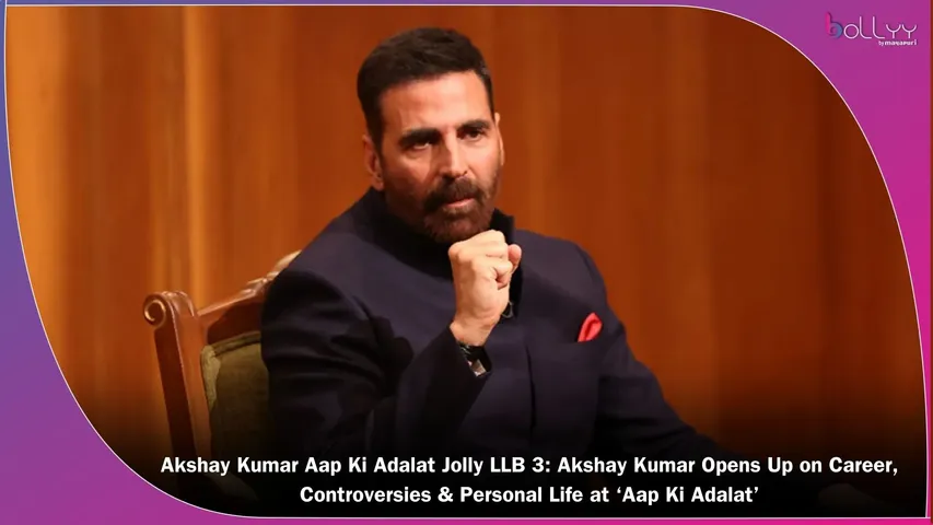 Akshay Kumar Aap Ki Adalat Jolly LLB 3